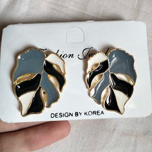 Korean Leaf Earrings