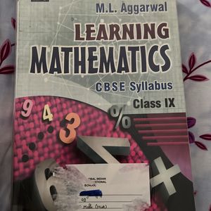 Class 9th ML Aggarwal Learning Mathematics