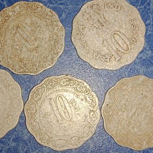 Indian Coins 10 Paisa