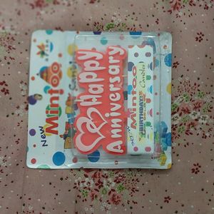 Happy Anniversary Candle 1 Pc Only