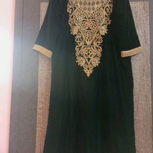 Designer Party Wear Velvet Kurta