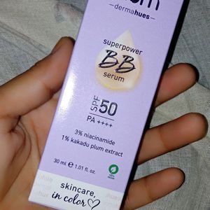 Plum Superpower Bb Serum Spf 50 Pa ++++