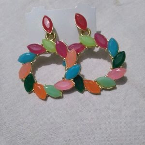 Colourful New Earrings , No Uses