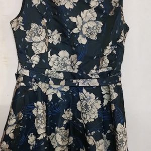 Sleeveless Floral Dress