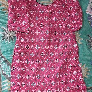 Pure Cotton Printed Kurti