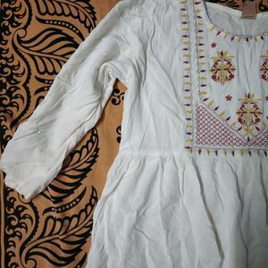 White Kurti for Women