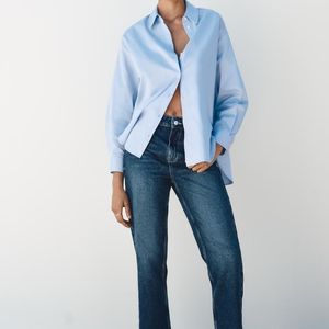 Price Drop!! ZARA vintage blue straight denim