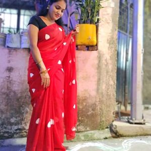 Red Saree New with tag