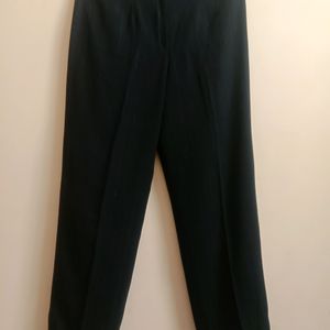 Black Straight Woman Trousers
