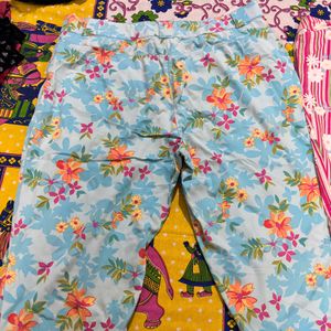 Combo Flower Printed Capris