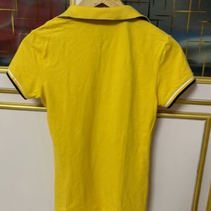 Giordano Yellow polo T Shirt