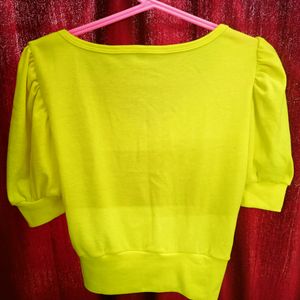 Neon Crop Top Freesize (32/34/36)