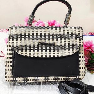 Jute like korean handbags/sling bags