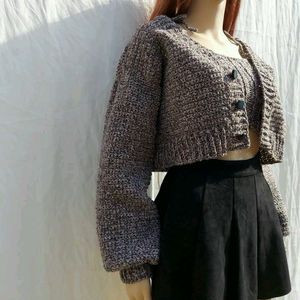 Crochet Cardigan Set