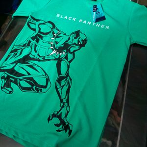 BLACK PANTHER MARVEL PRINT TSHIRT