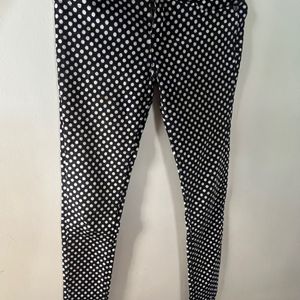 Skinny Fit Polka Dot Jeans