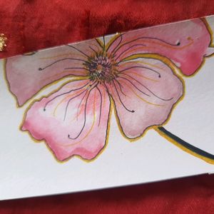 flower pattern bookmark