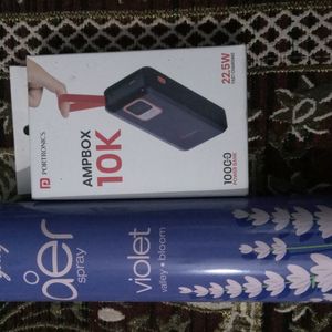 1 Power Bank With Free Room Spray