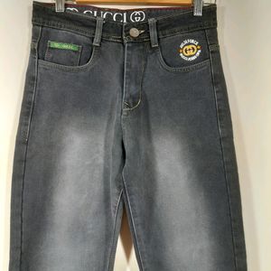 Mid Rise Straight Fit Jeans(Mens)