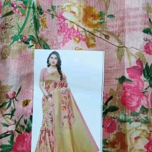 Floral Silk Saree