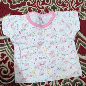 Baby Girl Wrapper & T- Shirt