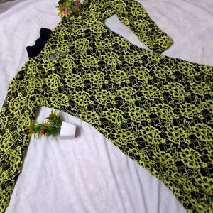 Flowers Work Kurti