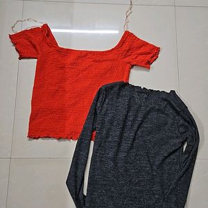 Selling Combo Cute Top Used Twice Or Thrice