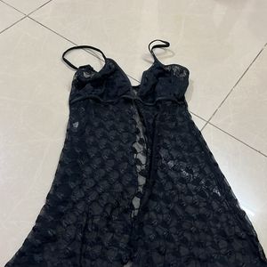 Black Lace Night Wear