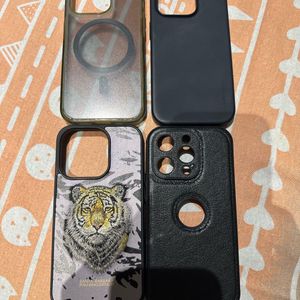 iPhone 14 Pro 4 Cases Together