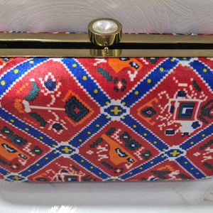 Patola Printed Clutch