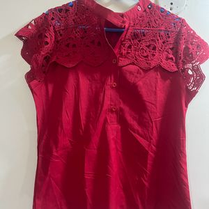 Shoulder Net Top