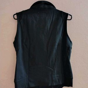 Black Half Sleeved Jacket