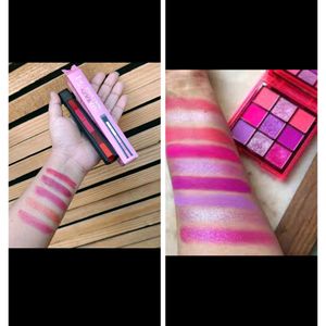 Huda Beauty Eyeshadow N Lipstick