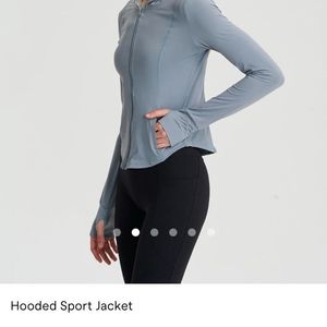 Blue Fitted Sport Jacket