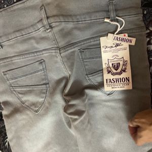 Light Grey With Tag New Jeans