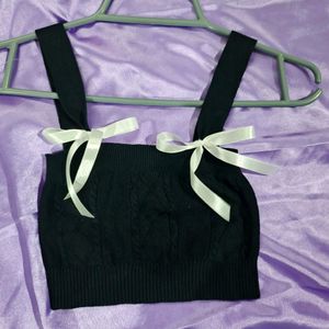 Bow Ribbon Crop Top