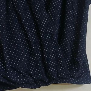 Polka Dott Black Top