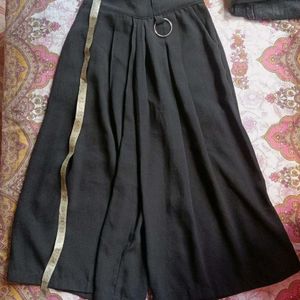 Cood Set And Black Ankle Length Pant For Neha