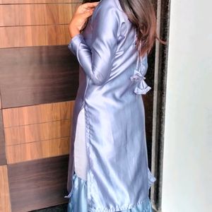 New Navy Blue Sharara Set For Women