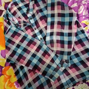 Checks Shirt For Women