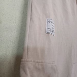 Beige Cargo Joggers