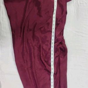 Wine colour salwar suit