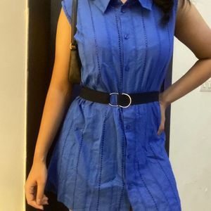 Only Blue Shirt Dress