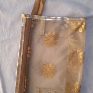 Plastic Golden Pouch