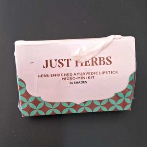 Just Herbs Micro Mini Lipstick Combo Of 16