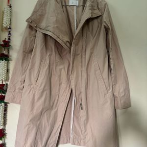 Beige Korean Long Overcoat