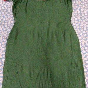 Green Contrast Pant Suit