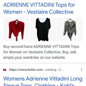 Vintage Adrienne Vittadini Tops