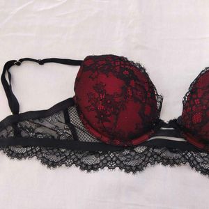 lace lingerie push-up bra