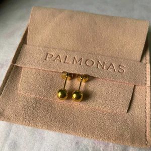 Palmonas 18k Gold Plated Geometric Studs